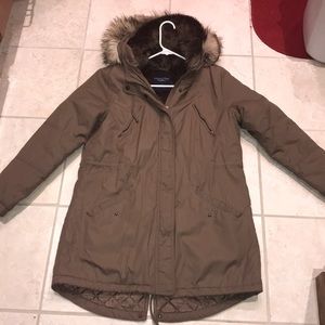 American eagle hooded winter coat